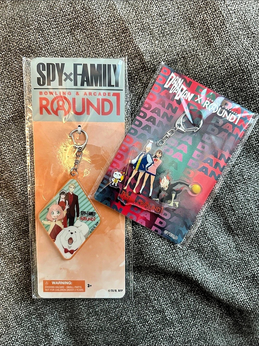 SPY×FAMILY Character Keychain Set Red & Green NWT
